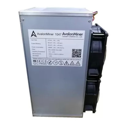 190 X 190 X 292 มม. Canaan Avalonminer 1047 37t 37th / S 16nm Chip