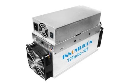 มือสอง Innosilicon Miner BTC Coins Innosilicon T2tz 30t