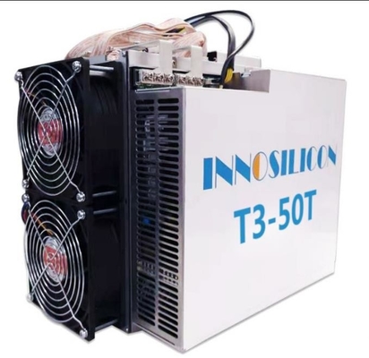 อีเธอร์เน็ต Innosilicon T3H + 50T Asic Miners มือสอง 303*203*278mm